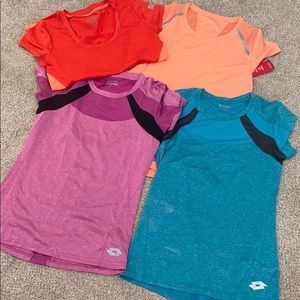 Set of 4 workout tops